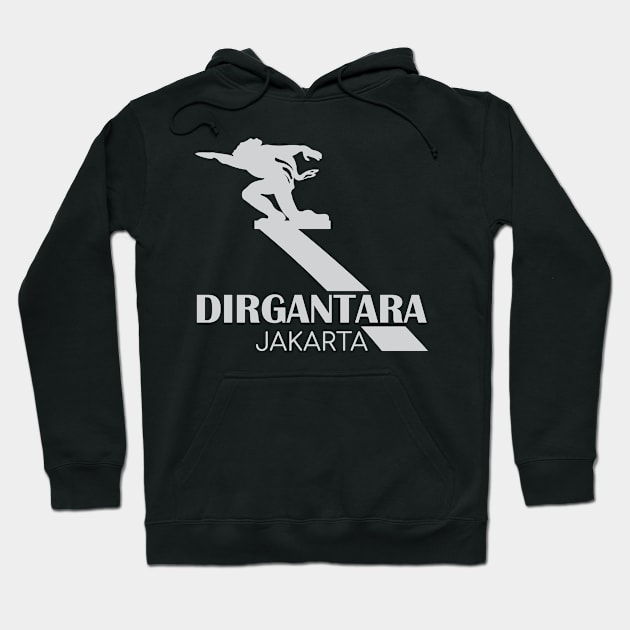 Dirgantara Statue - 02 Hoodie by SanTees